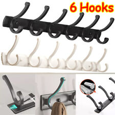 6 Hooks Aluminum Coat Clothes