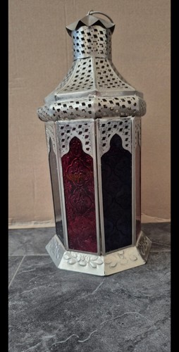 Large moroccan red and - large, blue