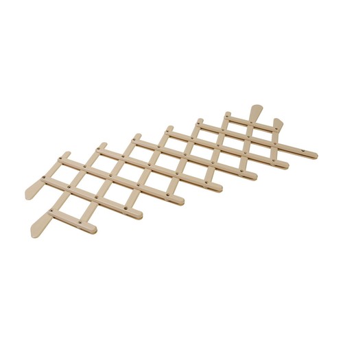 Door window grille vent - door, ivory
