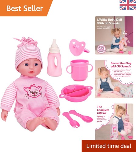 Baby doll set 40cm talking - baby,