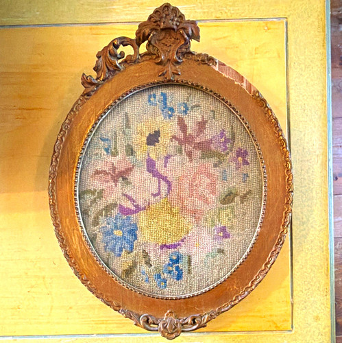 Framed finished floral - framed,
