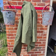 victoria rubber Co. British Army Poncho Dated 1957 Canvas Military Waterproof