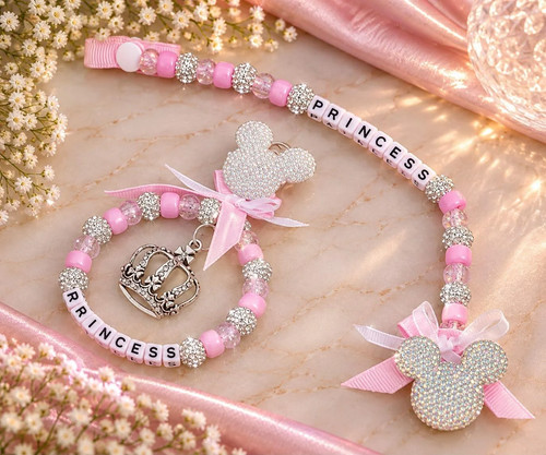 Baby girls personalised - personalised, pink