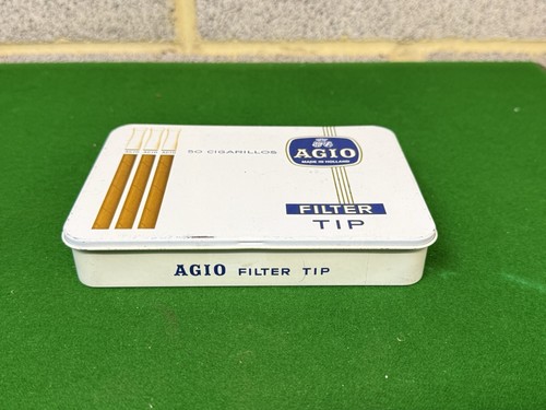 Vintage metal empty tin - vintage, agio