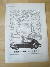 BRISTOL 2 LITRE THE CAR