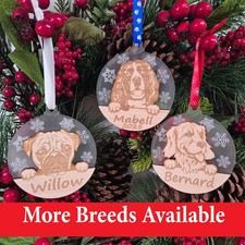 Personalised Dog Snowflake