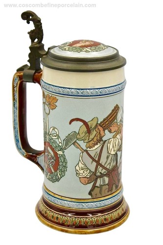 Rare mettlach 1890 villeroy - rare,