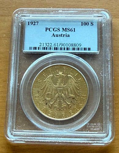 Austria 1927 gold 100 - gold,