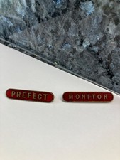 2 x Vintage School Badges