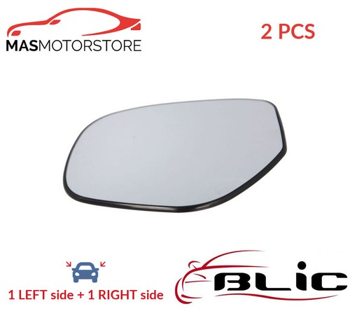 Rear view mirror glass - glass, pair