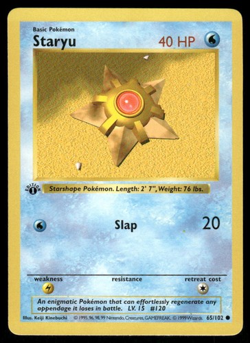 Pokemon cards staryu 102 - pokemon,