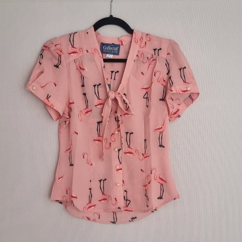 Womens retro pink flamingo - pink,
