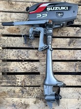 2.2HP Suzuki DT2.2 2 Stroke Short Shaft Tiller Control Outboard