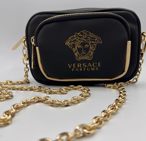 Versace parfums black and - and, gold
