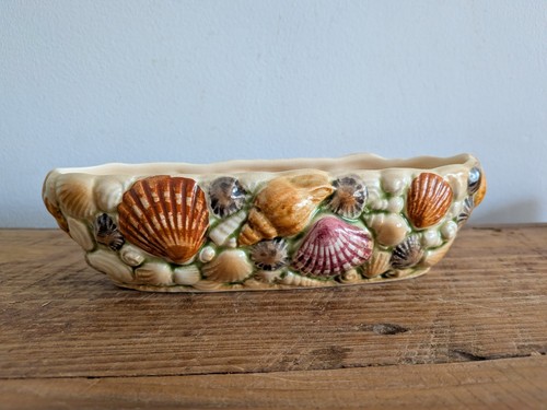Sylvac seashell vase - sylvac, ceramic