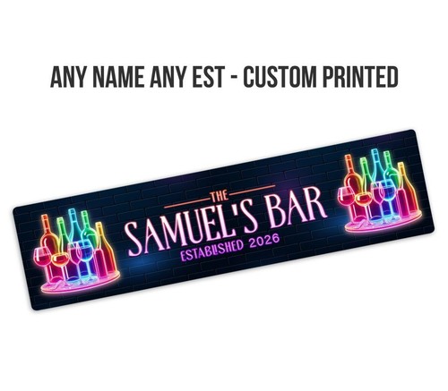Personalised bar runner ideal - personalised,