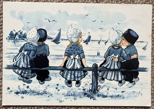 Dutch children vintage art - dutch,