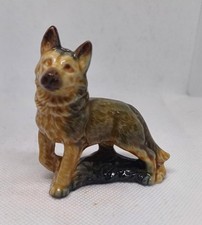 Rare Wade Whimsies Large Alsatian German Shepard collectable vintage Ornament 