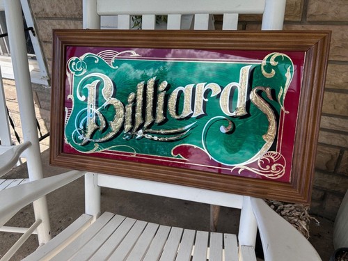 Mirrored vintage billiards - vintage,