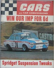 Cars & Car Conversions October 1969 featuring Broadspeed TVR Vixen, Ford, Datsun