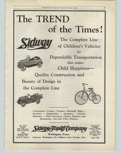 1929 paper sidway topliff - ad,