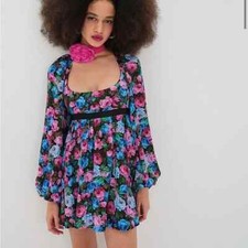 Victoria's Secret for love and lemons Maggie mini dress size large NWT