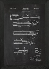 1953 hypodermic needle framed - 1953,