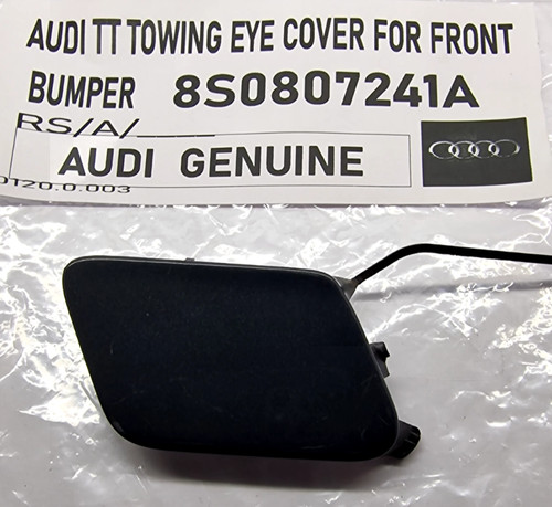 Audi front bumper towing - front,