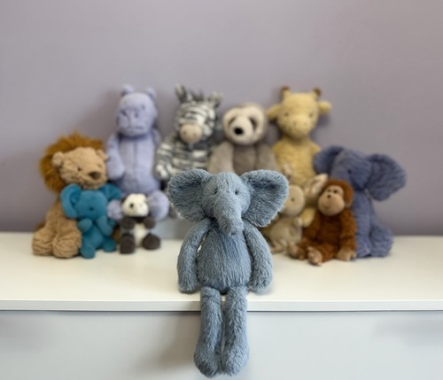 Jellycat rare retired grey - rare,