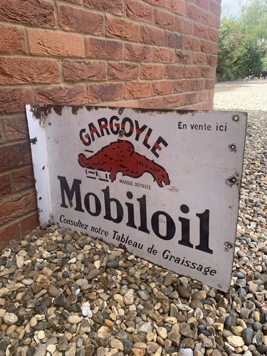 Mobil oil vintage - mobil, enamel