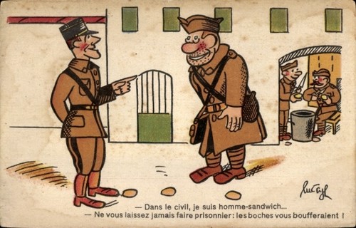 Artist postcard dans - artist, civil