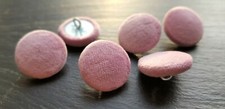 Mauve pink velvet covered buttons, fabric covered buttons 14, 19, 23, 25 or 31mm