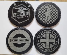 Lambretta Set of 4 Coasters