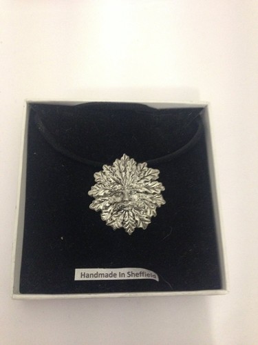 Green man g76 motif pewter - pp-g76,