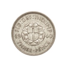 George VI .500 Silver 3 Pence