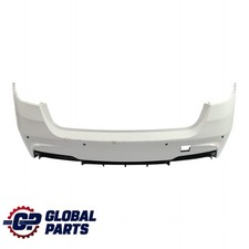 BMW F31 Touring Rear Bumper M Sport Trim Panel PDC Alpinweiss 3 White - 300