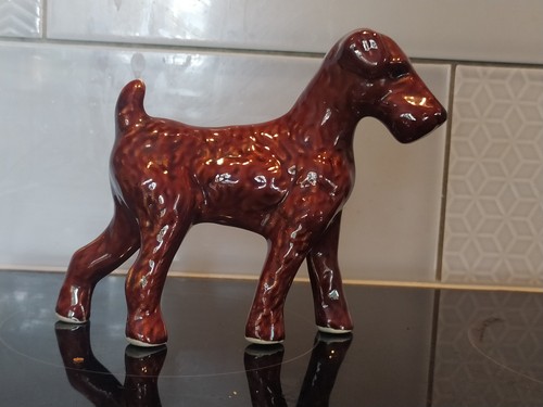 Ceramic airedale terrier - ceramic,