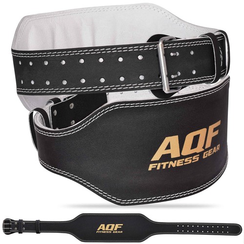 Aqf weightlifting belt leather - aqf,