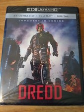 Dredd (2012) - 4K UHD & 3D Blu ray Set, new & sealed - Karl Urban as Judge Dredd