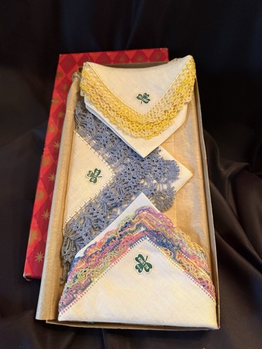 Lot vintage irish linen - lot,