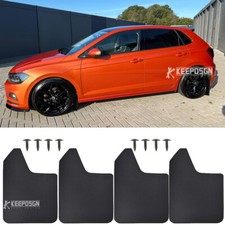 4 PCS ABS Front & Rear Mud Flaps Splash Guards Mudguards For VW POLO MK5 MK6