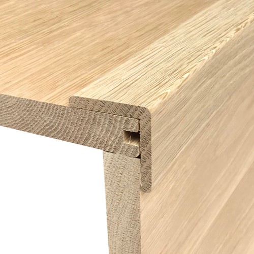 Solid oak nosing stair - |, tread