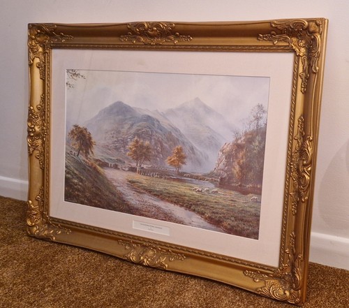 Large ornate gold glazed - large,