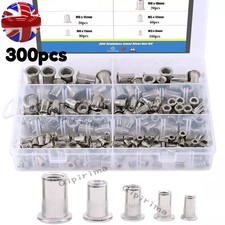 300Pcs Rivet Nuts Stainless