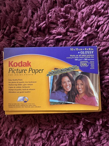 Kodak picture paper for - paper, inkjet