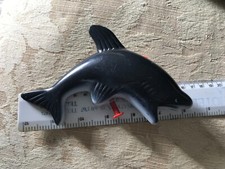Vintage Black White Shark water pistol water gun 1980s retro novelty
