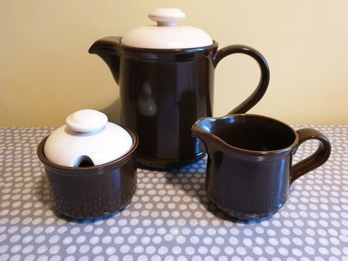 Retro coffee set brown - retro, &