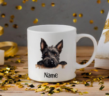 Scottish Terrier Dog Peeping