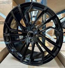 Audi Q7 Q8 Vw Bmw x4 22" Audi RS4 RS5 180 Style Alloys Black 5x112 10J Et20