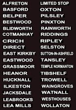 MODEL BUS TRANSFERS 1/76th 1 SET  MIDLAND GENERAL INTERMEDIATE DESTINATIONS